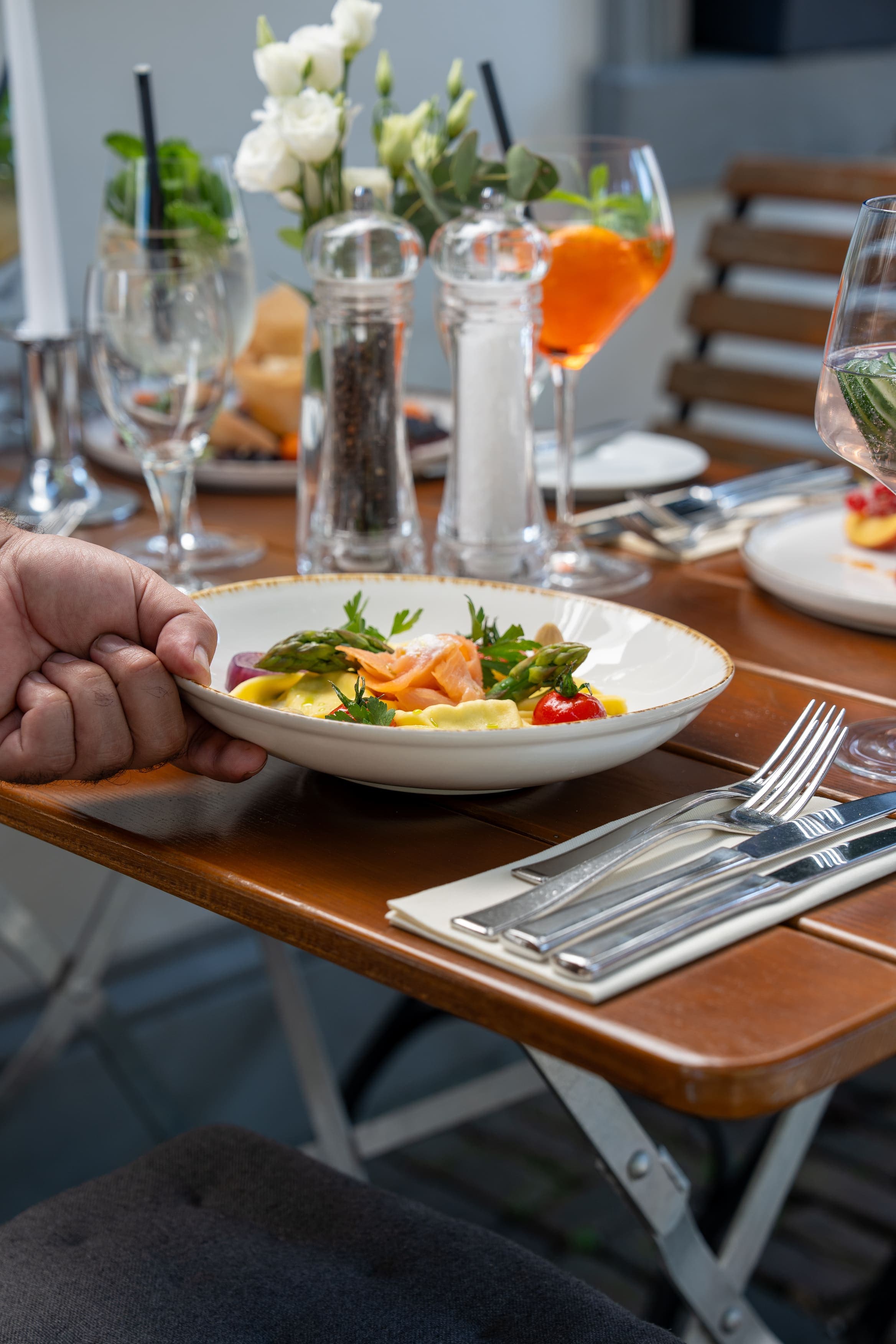 Atmosphäre im Restaurant